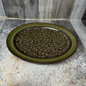 Franciscan Madeira Earthenware Oval‎ Chop/Serving Platter c1967 USA 13.5"x11.5"